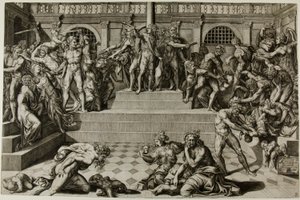 Massakren på de uskyldige av Nicolas Beatrizet