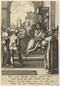 Kristus før Pilatus, fra The Passion of Christ, midten av 1600-tallet.