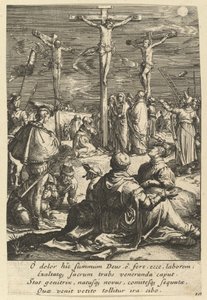 Kristus på korset, fra The Passion of Christ, midten av 1600-tallet.