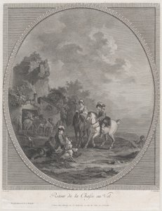 Retur fra viltjakten, 1786., 1786. av Nicolas Colibert