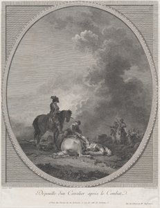 Kadaveret til en soldat etter kamp, 1781., 1781. av Nicolas Colibert