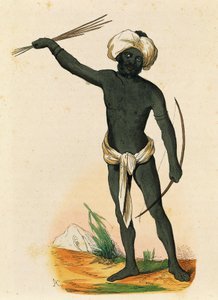 Aborigine fra øya Vatou-Lele (Fijiøyene)