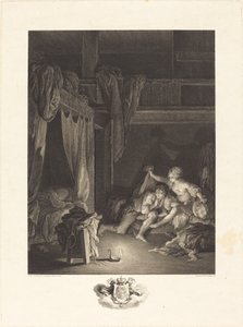Sentinel er standard av Nicolas Delaunay after Pierre Antoine Baudouin