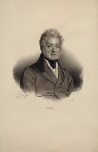 Portrett av komponisten Ferdinando Paer 1771-1839.