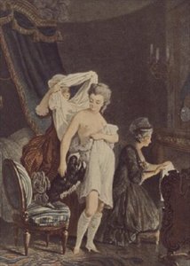 Påkledning (gravering) av Nicolas Francois Regnault