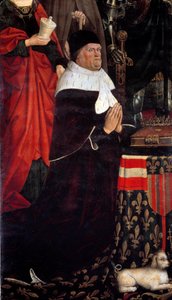 Portrett av kong Rene av Anjou (1409-1480) kaller også Rene I av Napoli eller Rene av Sicilia. Maleri av Nicolas Froment (1461-1483) 1475 Musee Granet Aix en Provence