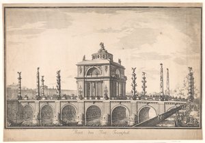 Triumfbroprosjekt av Nicolas Henri Jardin