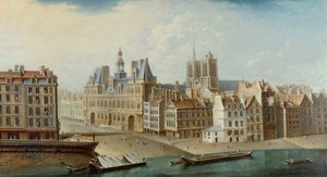 Rådhuset og Place de Grève, 1753.