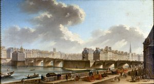 Pont-Neuf og byen, sett fra Quai de Conti, 1772.