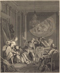Veien til formuen av Nicolas Joseph Voyez after Pierre Antoine Baudouin