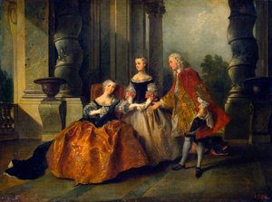 Scene fra tragedien Le Comte d