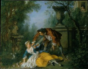 Tjeneren rettferdiggjort av Nicolas Lancret
