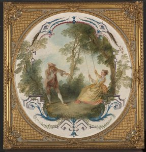 The Swing, ca. 1724 (olje på lerret) av Nicolas Lancret
