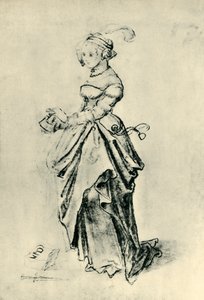 Ung kvinne, tidlig på 1500-tallet, 1943. av Nicolas Manuel Deutsch