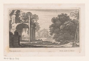 Landskap med ruin Landskap (serietittel) av Nicolas Perelle