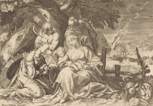 Trolovelsen til Saint Catherine. av Nicolas Perrey