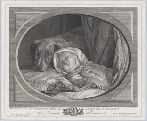 Uskyld bevoktet av trofasthet, 1761-1831., 1761-1831. av Nicolas Ponce