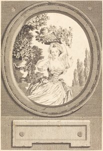 Marton av Nicolas Ponce after Pierre Antoine Baudouin