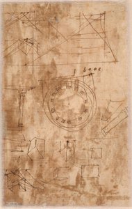 Arkitektoniske kruseduller (verso) av Nicolas Poussin