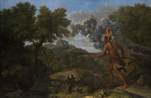 Blind Orion søker etter den stigende solen, 1658. av Nicolas Poussin