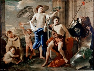 Davids triumf. Maleri av Nicolas Poussin av Nicolas Poussin