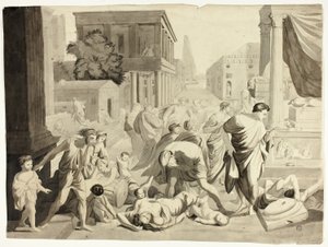 Ashtod-pesten av Nicolas Poussin