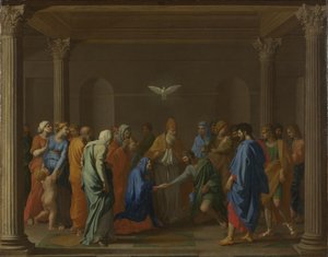 Syv sakramenter: ekteskap, ca 1637-1640 av Nicolas Poussin