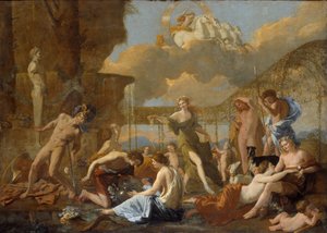 The Empire of Flora av Nicolas Poussin