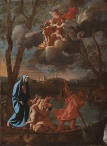 Den hellige families retur til Nasaret av Nicolas Poussin