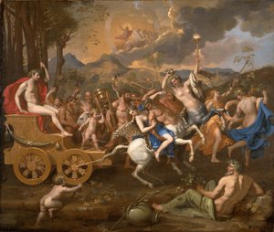 Triumf av Bacchus av Nicolas Poussin