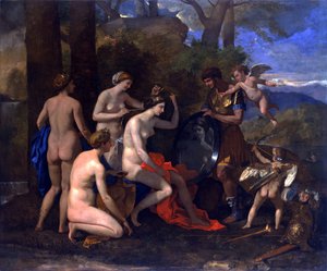 Venus og Mars av Nicolas Poussin