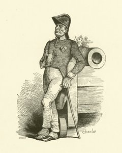 Pensjonisten (gravering) av Nicolas Toussaint (after) Charlet