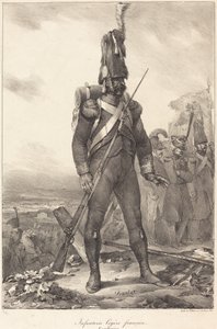 Fransk lett infanteri, Rifleman av Nicolas Toussaint Charlet