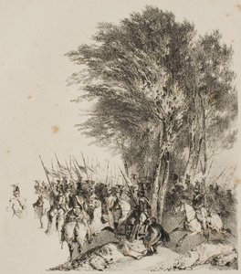Lancers på mars av Nicolas Toussaint Charlet