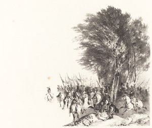 Lancers på mars av Nicolas Toussaint Charlet