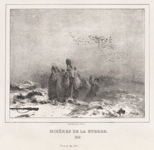 Moralsk og filosofisk alfabet for bruk av små og store barn: Miseries of War 1812, 18 av Nicolas Toussaint Charlet
