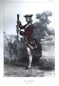 Offiser for de sveitsiske garde av Nicolas Toussaint Charlet