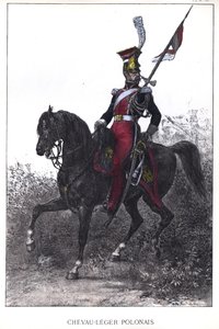 Polsk lanser fra den keiserlige garde av Nicolas Toussaint Charlet