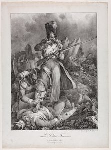 Den franske soldaten av Nicolas Toussaint Charlet