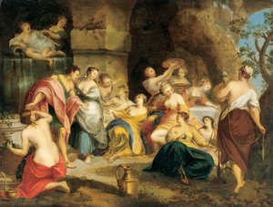 Telemachus på øya Calypso