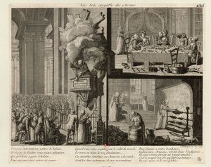Very Believable Lives of the Monks, ca. 1789. av Nicolas Walkcheim