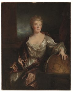 Portrett av Gabrielle-Émilie le Tonnelier de Breteuil, Marquise du Châtelet (olje på lerret) av Nicolas de Largillière