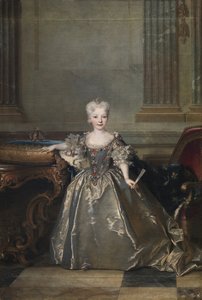 Infanta Mariana Victoria av Spania, 1724 av Nicolas de Largillière