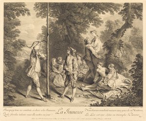 Ungdom av Nicolas de Larmessin IV after Nicolas Lancret