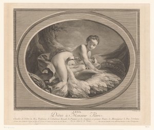 Leda og svanen Leda (tittel på objekt) av Nicolas de Launay (goudsmid)