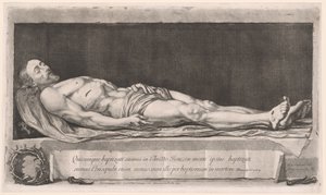Den døde Kristus som ligger i graven av Nicolas de Plattemontagne