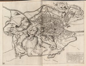Topografisk kart over det gamle Roma av Nicolaus Beatrizet