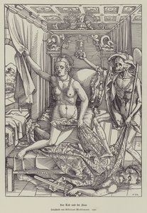 Døden og kvinnen av Nicolaus Meldemann