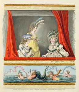 Operakjoler fra Nikolaus Heideloffs "Gallery of Fashion" Vol II, juni 1796 (trykk) av Nicolaus von Heideloff