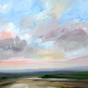 Blush Sky-landskap av Nicole Walsh